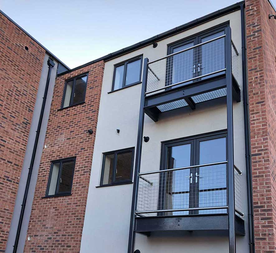 sky view of the flats