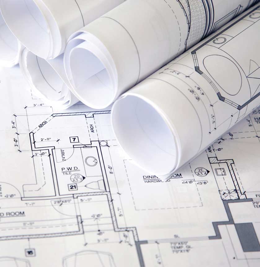 technical drawing scrolls